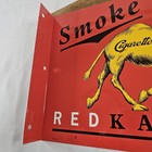 Vintage Smoke Red Kamel Cigarettes Metal Tin Tobacco Advertising Sign Nos Read   
