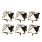 100pcs Square Pyramid Rivet Metal Studs For Leather Craft