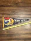 Vintage 1950s Indian Museum Somers Ct Pennant Rare Travel Souvenir Headdress 18   