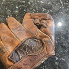 1940s Vintage Wilson Model 654 Leather Baseball Glove Writing Collectable