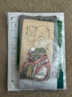 Bucilla Golfing Santa Felt Applique 18  Christmas Stocking 83383 Kit 1996 New