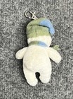 Eden Snowman 4 5  Plush Keychain Backpack Clip Vintage