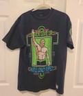 Wwe John Cena Authentic Wear 2011 Never Give Up Neon Wrestling Medium Shirt