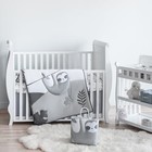 Crib Bedding Set Neutral  5pc Baby Bedding Set Includes Baby Comforter  Fitted 