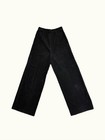 Vintage 1970s Handmade High Waisted Black Corduroy Pants Women   s Size 0