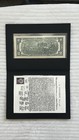      Estate Find   2 Bill Declaration Display W  Stamp   Patriotic Lot