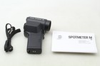 Tested   Near Mint   Minolta Spotmeter M Light Exposure Spot Meter From Japan