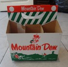 Vintage 1960s Mountain Dew Cardboard Carrier Carton Willy Hillbilly Crisp 