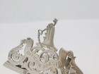Victorian Sterling Silver Pownell Family Heraldic Place Holder Antique 1899