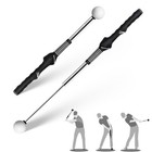 Retractable Golf Swing Aid W rhythm Click Sound Golf Grip Trainer Speed Training