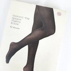 1 Pack A New Day Control Top Opaque Tights Black 80 Denier 1x 2x