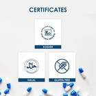 Size 000 Empty Gelatin Capsules Clear 500 Count Gluten Free Kosher