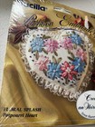 Bucilla Ribbon Embroidery Kit Floral Splash Potpourri Heart   41002 Nip 1994 New