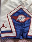 Vintage Air Jordan Basketball Wings Logo Jumpman Shorts Blue white yellow M