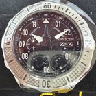 Invicta Aviator Ascend Chrono Watch Men 49mm Black Dial Steel Date 39888