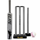 Jaspo Cricket Kit     Full Size Plastic Bat  Synthetic Ball  Stumps   Kit Ba