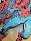 Original 1976 Metal Aladdin Marvel Comics    Super Heroes Lunch Box With Themos 