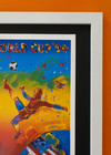 Peter Max   Awesome   1990 s Signed Print    Usa Soccer World Cup   New  Frame