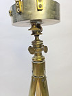 French Brass Surveyor Transit Theodolite Level Compass France Estrange W  Tripod