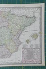 Spain   Portugal Vintage Original 1889 Rand Mcnally World Atlas Map Lot