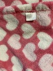 Baby Gear Pink White Hearts Blanket Security Lovey  30x40 