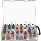 Nail Polish Organizer Case 48 Bottle Adjustable Dividers Holder Case With Handle