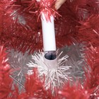 6ft Hinged Fir Artificial Fir Bent Top Christmas Tree1250 Tips 300 Led Lights