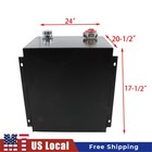 25 Gallons Hydraulic Reservoir Fuel Tank With Filter   Temp Gauge Alloy Steel