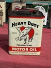 Vintage Heavy Duty Gas Techna Oil Can With Elephant Graphic 2 Gallon Rare One 