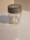 Pine P   in Square  Mason Fruit Jar  Rb  2367  1 2 Pint