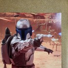 Temuera Morrison Signed Photo Star Wars Autograph Jango Fett Inscription