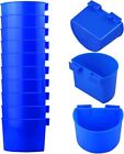 10pcs Chicken Feeder Cups For Cage Hanging Bird Waterer 8 Oz Rabbit Water Food