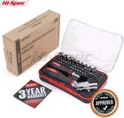 1 4    Hex Multi Bit Precision Screwdriver   Ratchet Handle Set 61pc Hi-spec