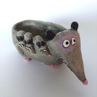 Hattie Opossum Succulent Planter     Blobhouse Mini Pot By Gesine Kratzner