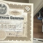 Utah-apex Mining Company Circulated Stock Certificate 100 Shares No  A42636