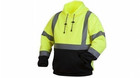 Pyramex Rssh32 Hi-vis Hoodie Sweatshirt Class 3 Safety Lime M-5xl Work Gear