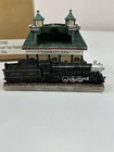 Lionel Lionelville Train Station Engine   Coal Car Resin Calendar Collectible