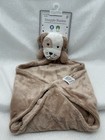 Modern Baby Snuggle Blankie Brown Puppy Dog Lovey Plush Security Blanket Tan New