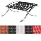 Genuine Leather Lounge Chair Club Seat Chair With Foldable Frame