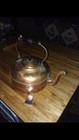 Huge Rare Antique Copper Tea Kettle Pot Large Primitive Wood Handle Vintage 10 5
