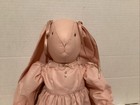 Primitive Easter Bunny Rabbit Pink Doll Floppy Ears 19    
