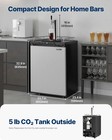 Vevor Beer Kegerator Draft Beer Dispenser Full Size Keg Refrigerator Single Tap