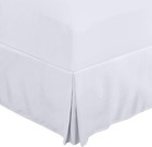 Queen Size Bed Skirt 600 Tc Egyptian Cotton 16 Inch Drop Easy Fit - Bed Skirt   