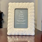 Lenox Our Anniversary Porcelain Picture Frame Wedding Promises Fits 5x7 1990s