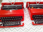 Olivetti Valentine Typewriter Vintage In Red Rare Very Retro 