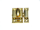 Vintage Cabinet Door Latch With Brass Finish