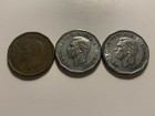 Canada 5 Cents  Coins  Canadian Nickel   1943 44 45  3 Coins 