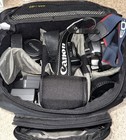 Canon Digital Camera Eos Rebel Xt   K2 Lot - Lenses  Chargers  Bag  More