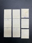 Poland 1950 Groszy Currency Reform Overprints Lot 9v  Used- 2 With Thins