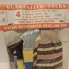 Vintage 1950s Children s Socks Rockabilly Hipster Cotton New Nip Size 6